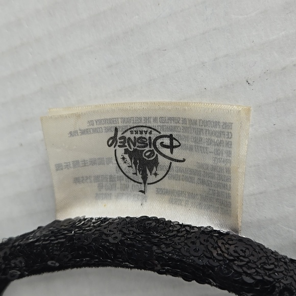 Disney Sequin Minnie Mouse Ears Headband with Red Bow - Picture 2 of 5